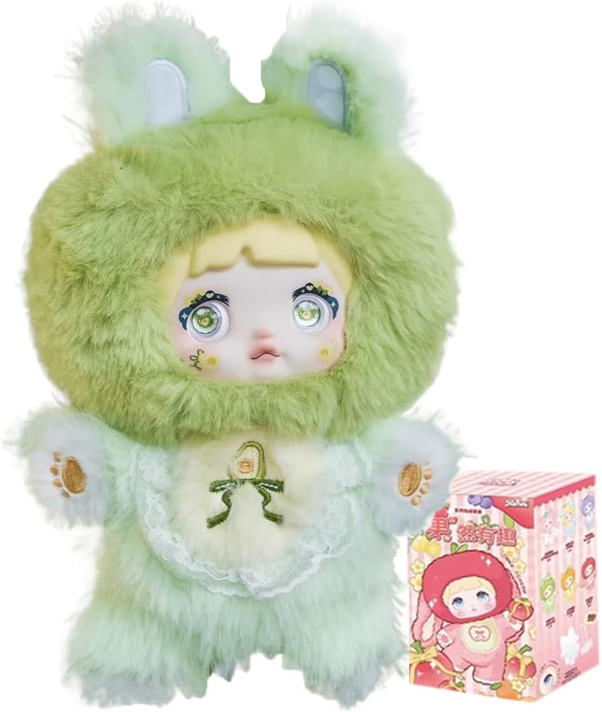 Aven Rabbit Nommi interesting Fruits Series Blind Box Action Figures Mystery Box Cute Random Toys Birthday Gift Christmas Collectible Toy for Desktop Ornaments, 1 PC