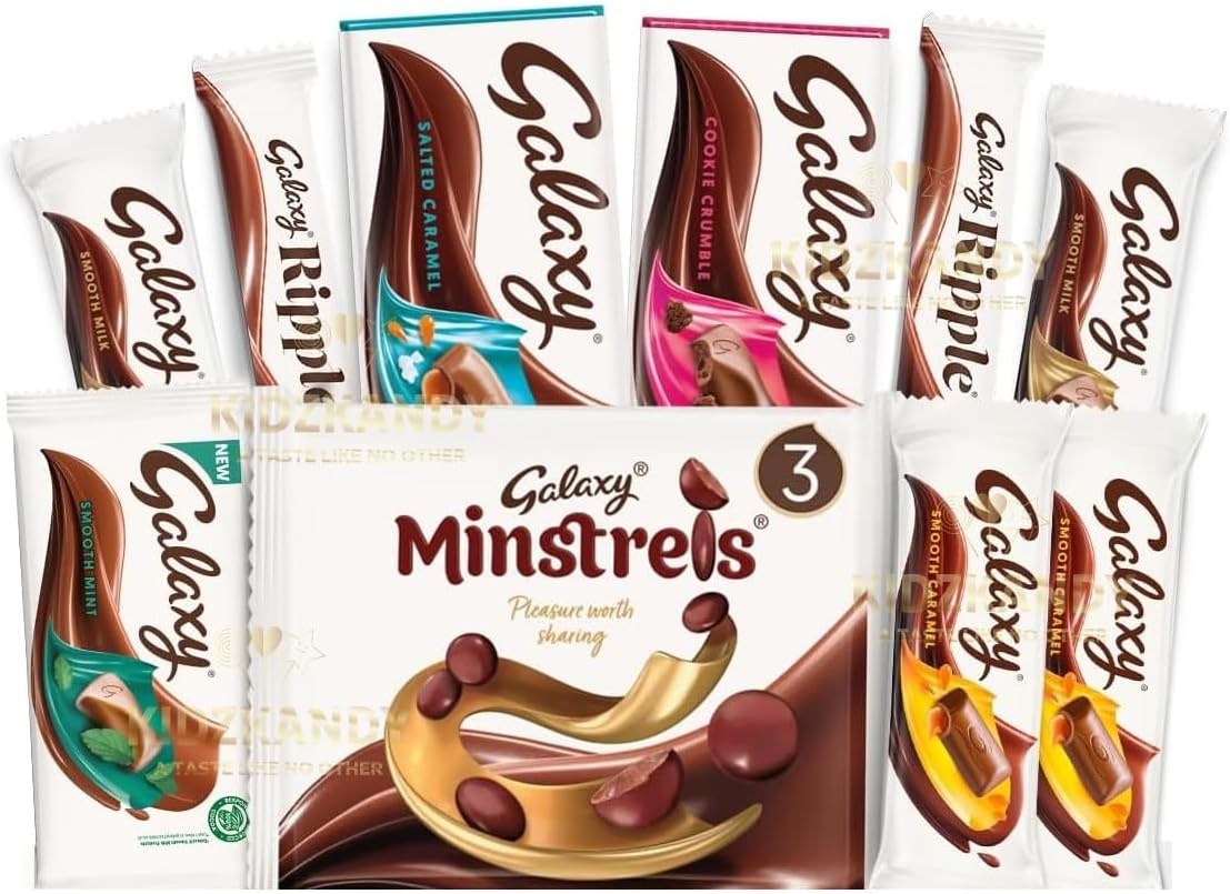 Kidzkandy The Ultimate Chocolate Hamper - Amazing Selection Box Full of 10 Full Chocolates - Best Choice of Chocolate Gifts