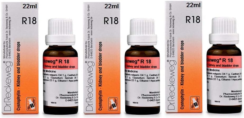 Dr. Reckeweg Dr. Reckeweg R18 Drops 22ml Each (Pack of 3)