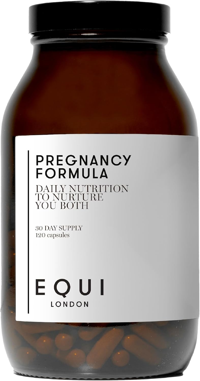Equi Pregnancy Formula | Expertly Formulated Multivitamin Capsules for All Stages | Methyl-Folate Folic Acid, Iron, CoQ10, Choline, & Biotin Prenatal Vitamins | 30 Day Supply