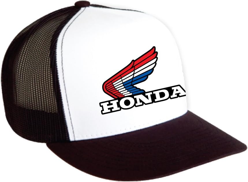 Factory Effex 18-86302 Honda Vintage Snapback Hat (Black/White, One Size)