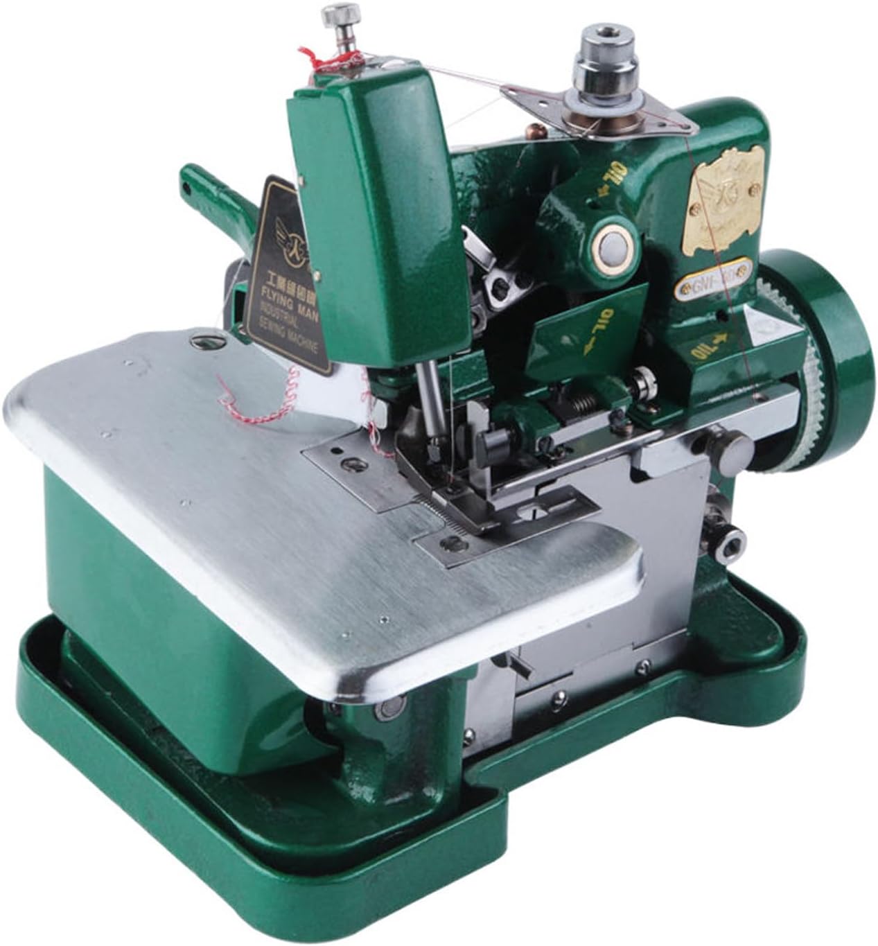 Overlock Machine,Sewing Machine,Machine Serger Industrial 3000 Stitches per Minute,With Metal Frame