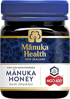Manuka Health UMF 13+/MGO 400+ Manuka Honey (250g/8.8oz), Superfood, Authentic Raw Honey from New Zealand