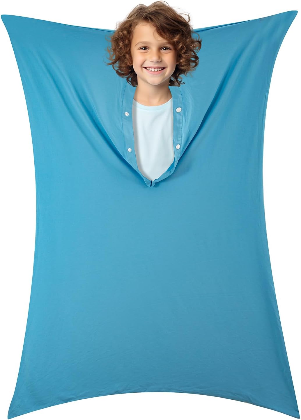 Sensory Body Sock for Kids - Exercise Elastic Full Body Sock Suitable for ADHD and Autism Stress and Anxiety Relieve, Deep Pressure Stimulation (M-47x27in(120x70cm))