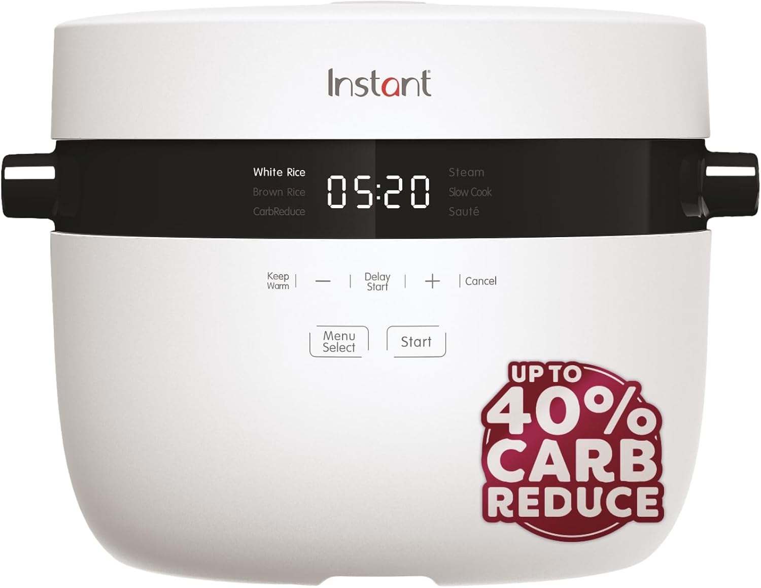 Instant Pot Electric Rice Cooker & Steamer, 3L(12 Cup) With Slow Cook Mode