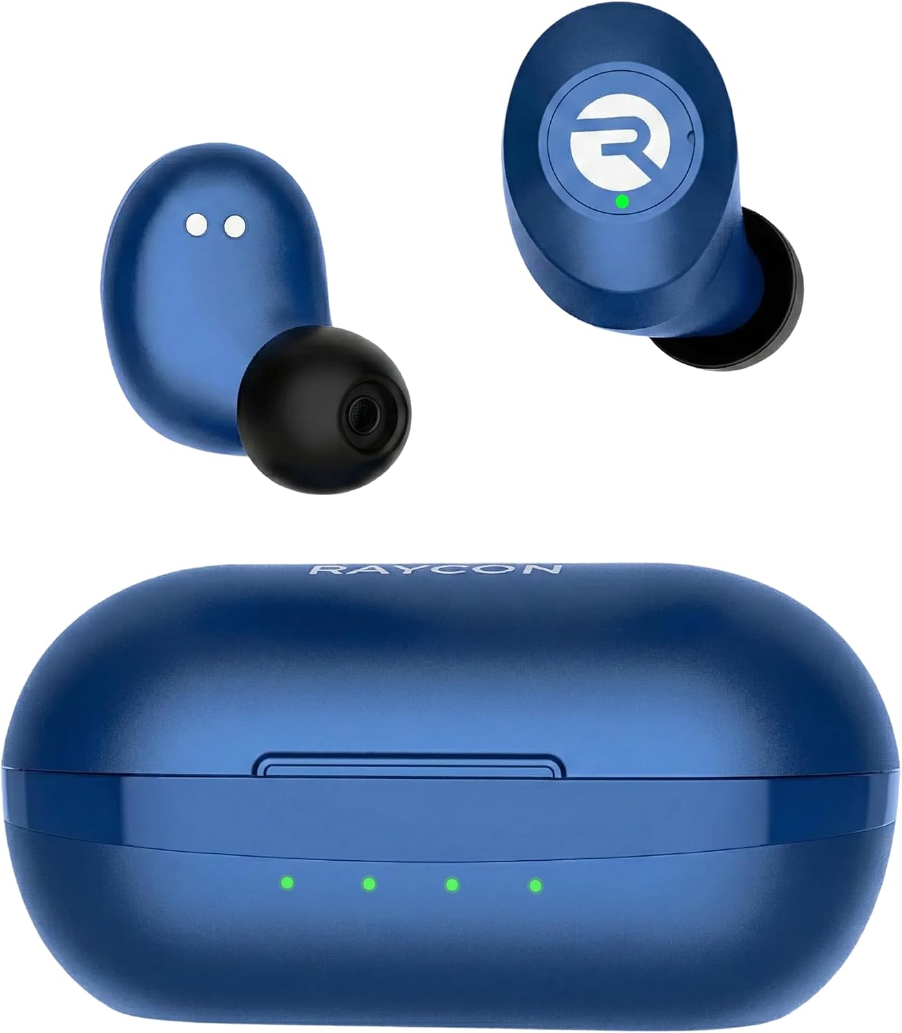 Raycon Everyday Bluetooth Wireless Earbuds with Microphone - Active Noise Cancelling, Sweat & Water-Resistant Earphones, Ear Buds Wireless Bluetooth (Blue)