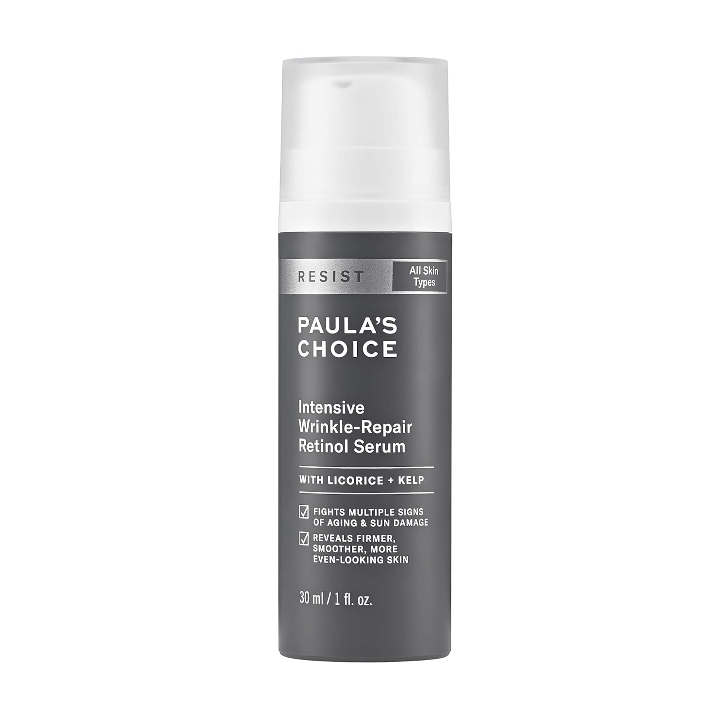 Paula's Choice RESIST Intensive Wrinkle-Repair Retinol Serum, Squalane, Vitamin C & E, Anti-Aging & Wrinkle Treatment, 1 Fl. Oz.