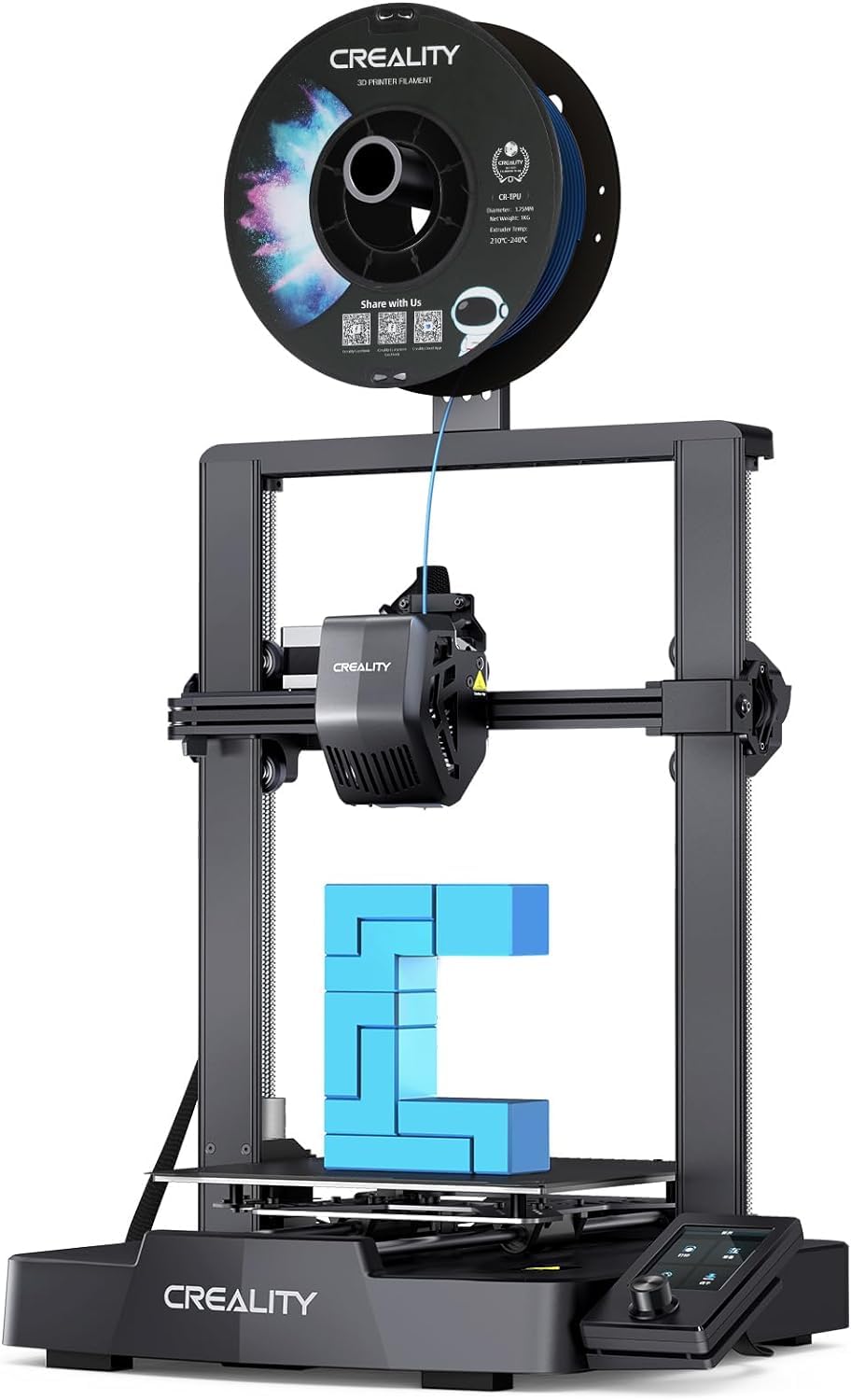 Creality Ender 3 V3 SE 3D Printer 250mm/s CR Touch Auto Leveling 3D Printers with Sprite Direct Extruder, Dual Z-axis & Y-axis Auto-Load Filament, Upgraded Ender 3, Print Size 8.66x8.66x9.84 inch