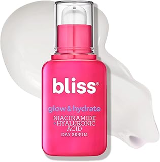 Bliss Glow & Hydrate Serum | Niacinamide + Hyaluronic Acid | Improves Dullness, Hydrates, Replenishes, & Defends Skin | Lightweight & Clean | Vegan & Cruelty-Free | 1 Fl Oz