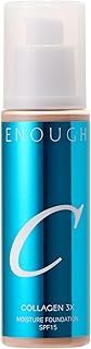 ENOUGH COLLAGEN 3X Moisture Foundation SPF 15, 3.38 fl oz/ 100ml (#13N Light Beige, 3.38 fl oz / 100ml)
