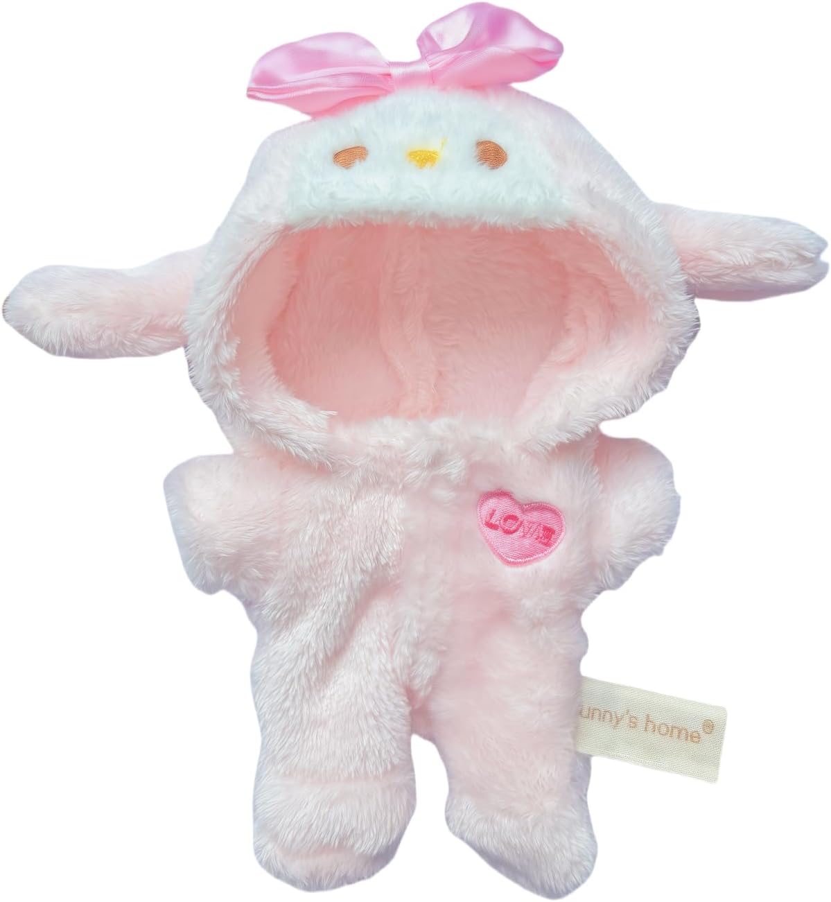 17cm Doll Clothes Set (No Doll Included), Overalls Set for 6.7inch Suit, Faking Animal Style Outfit Jumpsuit, Cute Fashion Dress Up Clothes Accessories for 1st/2nd/3rd Gen (Rabbit)