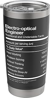 Electro-optical Engineer Shirt Nutritional Facts Engineering Stainless Steel Insulated Tumbler