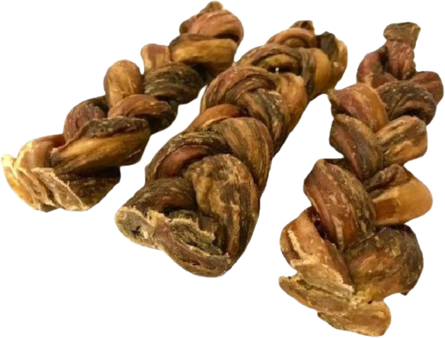 Premium Thin braided Bulls Pizzles for Dogs All Natural Dog Chews Bully Pizzle Stick Treats Are (15cm long) Contains 6-9 Chews (Average) 150g - Delicious, Healthy, and Long-Lasting