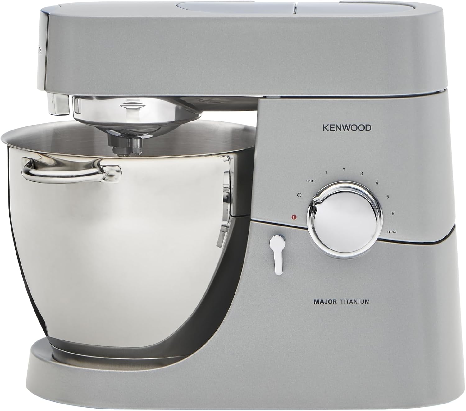 Kenwood Chef Titanium Kitchen Machine, Stainless Steel - 7 qt - Kitchen Mixer - 800W Motor & Electronic Variable Speed Control - Includes Dishwasher-Safe Work Bowl & Three Mixing Tools