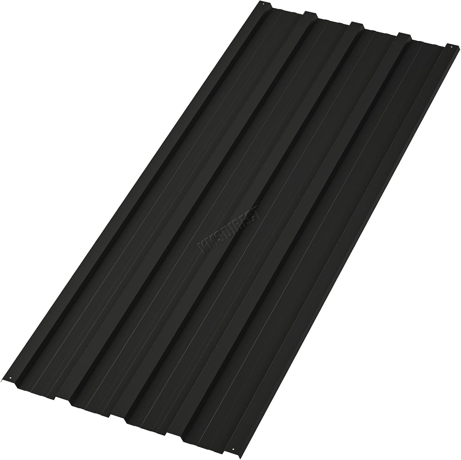 BIRCHTREE 16x Roof Sheets Corrugated Garage Shed Side Panels Metal Roofing Covers Carport Greenhouse1080X426MM RSS01 Black