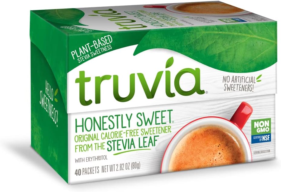 TRUVIA Natural Zero Calorie Sweetener, 40 Count