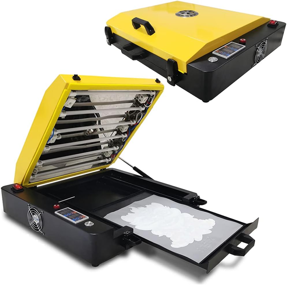 CALCA 220V DTF Oven 11.7in x 16.5in A3 A4 Pro Curing Oven DTF Heat Transfer Oven Transfer Film DTF Sheet Drawer Model Direct to Film Transfer Printing for T-Shirts Clothes