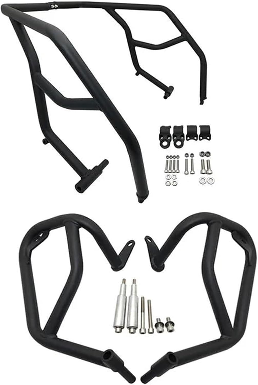 Highway Crash Bar Body For S1000XR S1000 XR S 1000XR 2019-2022 Steel Motorcycle Highway Engine Guard Bumper Crash Bars(Full Set Black)