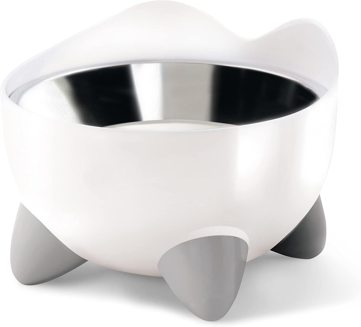 Catit Pixi Elevated Feeding Dish White