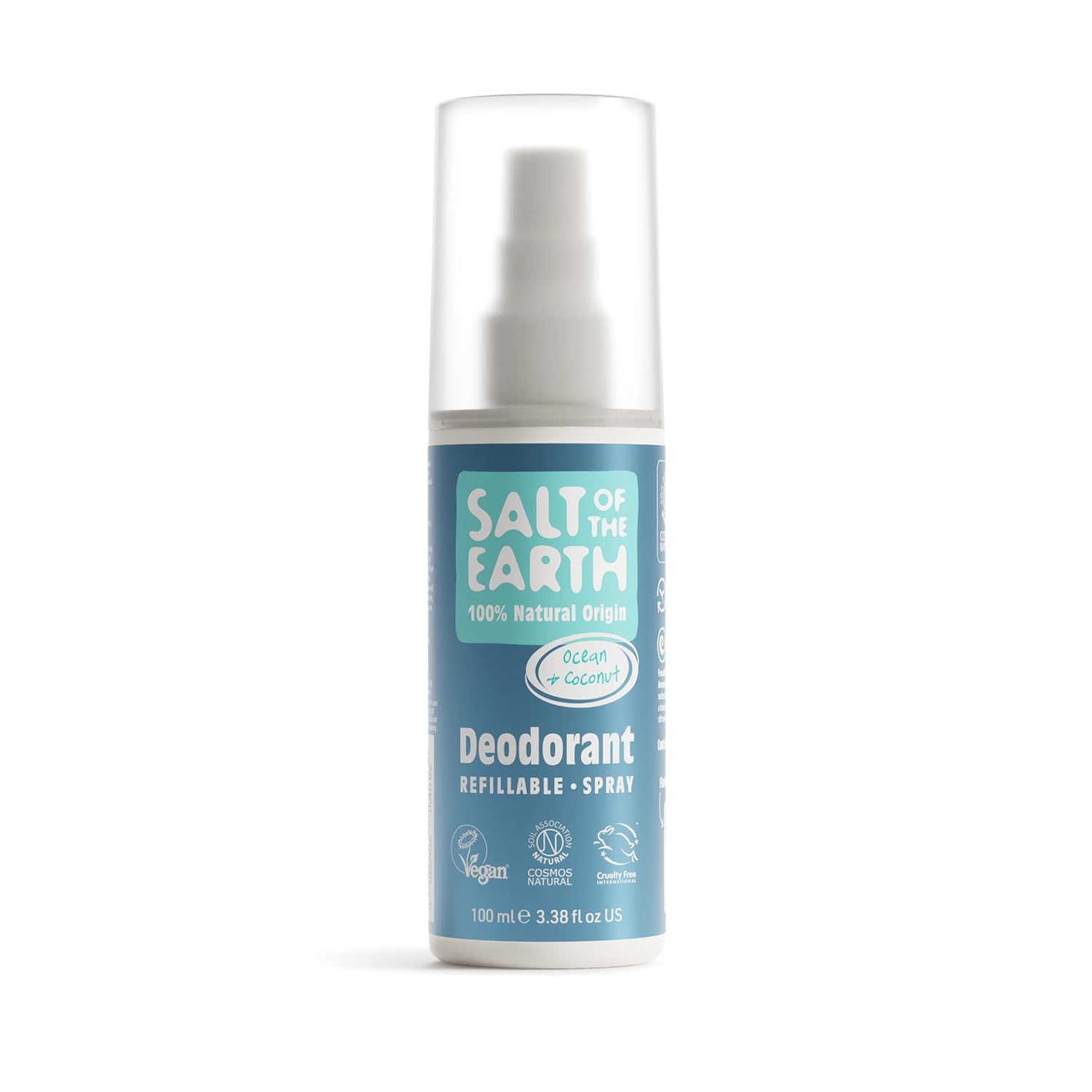 Salt of the Earth - Nautral Refillable Spray Deodorant - Ocean and Coconut - 3.5oz