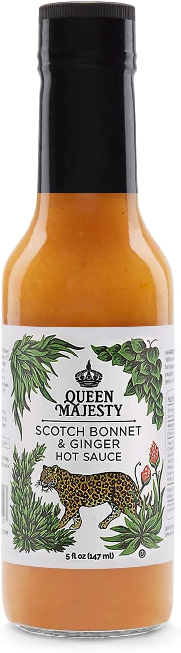 Queen Majesty Scotch Bonnet and Ginger Hot Sauce, 147ml