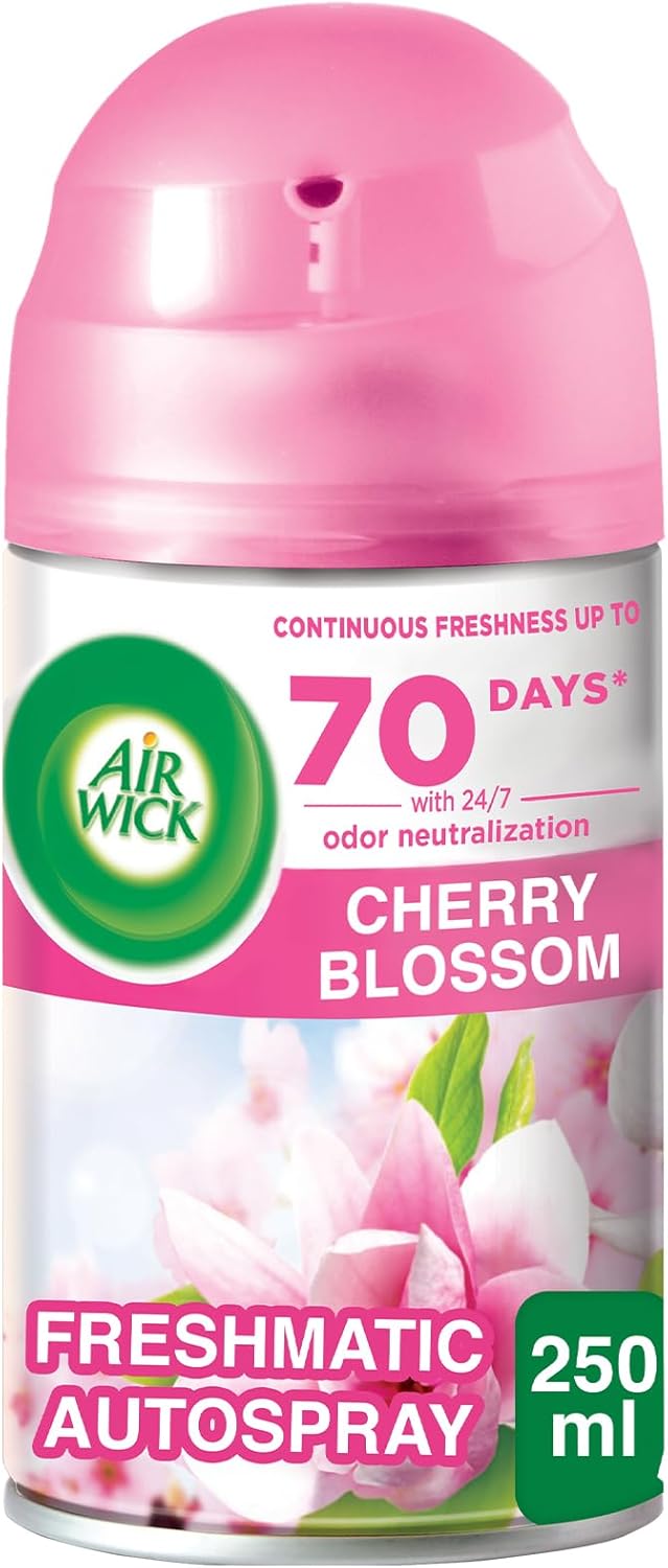 Air Wick Freshmatic Autospray Refill, Cherry Blossom Scent, 250ml