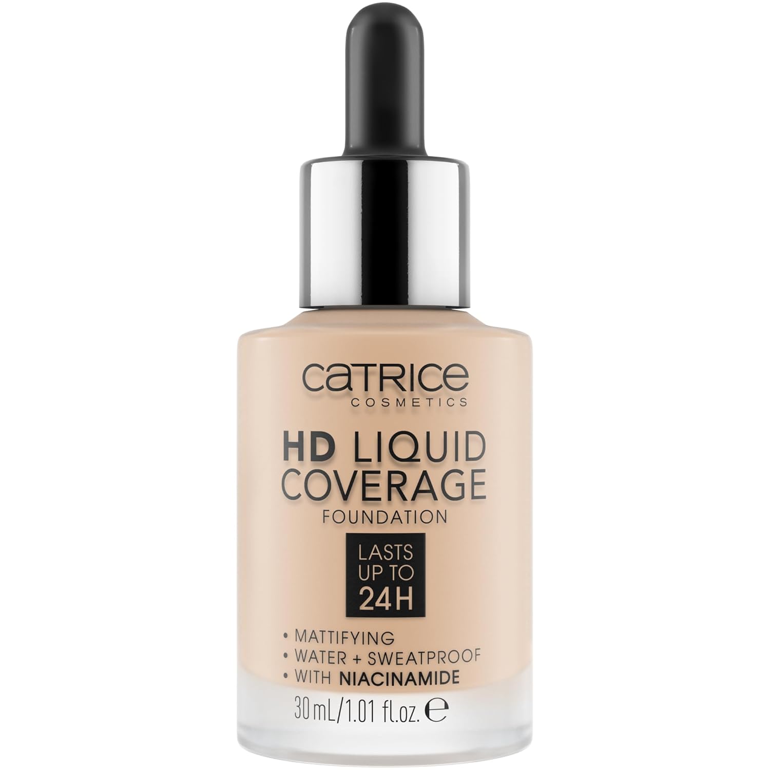 Catrice | HD Liquid Coverage Foundation | High & Natural Coverage | Vegan & Cruelty Free (010 | Light Beige)