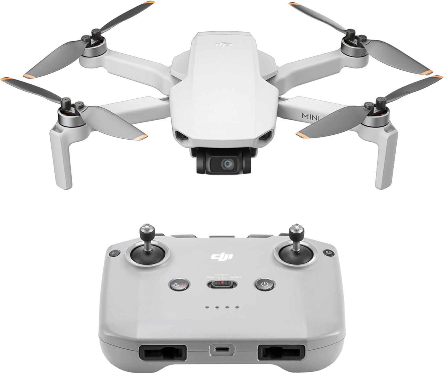 DJI Mini 4K, Drone with Camera 4K Professional, Under 249 g, 3-Axis Gimbal Stabilization, 10km Video Transmission, Auto Return, Wind Resistance, 31-Min Max Flight Time, Intelligent Flight