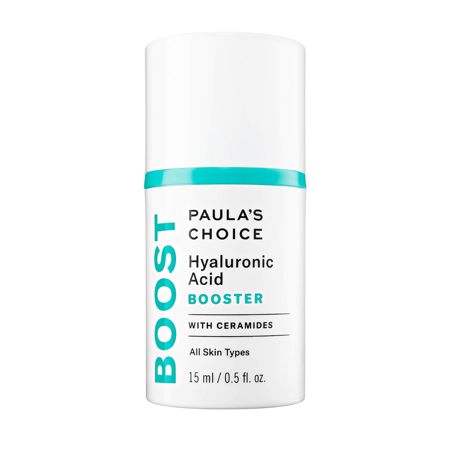 Paula's Choice BOOST Hyaluronic Acid Booster with Ceramides for Lightweight Deep Hydration, Concentrated Serum, 0.5 Fl Oz