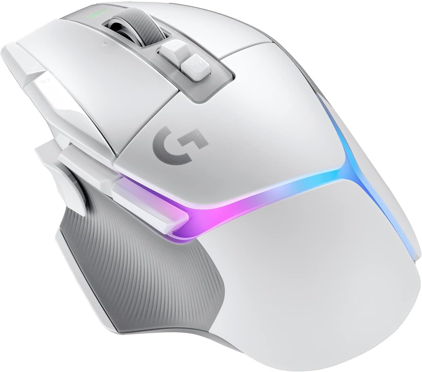 G502 X Plus Lightspeed Wireless Optical Gaming Mouse - Equipped with LIGHTFORCE Hybrid Switches, LIGHTSYNC RGB Lighting, Hero 25K Sensor, and Compatible with PC and macOS/Windows