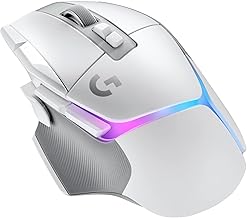 G502 X Plus Lightspeed Wireless Optical Gaming Mouse - Equipped with LIGHTFORCE Hybrid Switches, LIGHTSYNC RGB Lighting, Hero 25K Sensor, and Compatible with PC and macOS/Windows