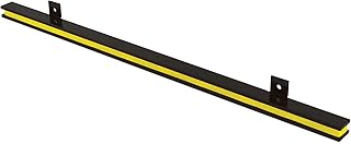 Master Magnetics 24” Heavy-Duty Magnetic Tool Holder - Easy Install, 20 lb. per inch Pull Force, Black Powder Coat with Yellow Stripe, AM1PLC