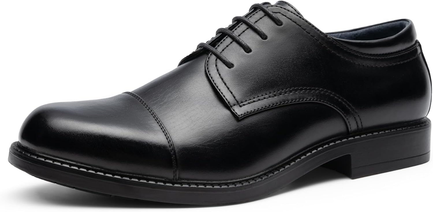Bruno Marc Men's Lace Up Formal Dress Shoes Brogues Derby, Comfortable Leather Shoes for Men