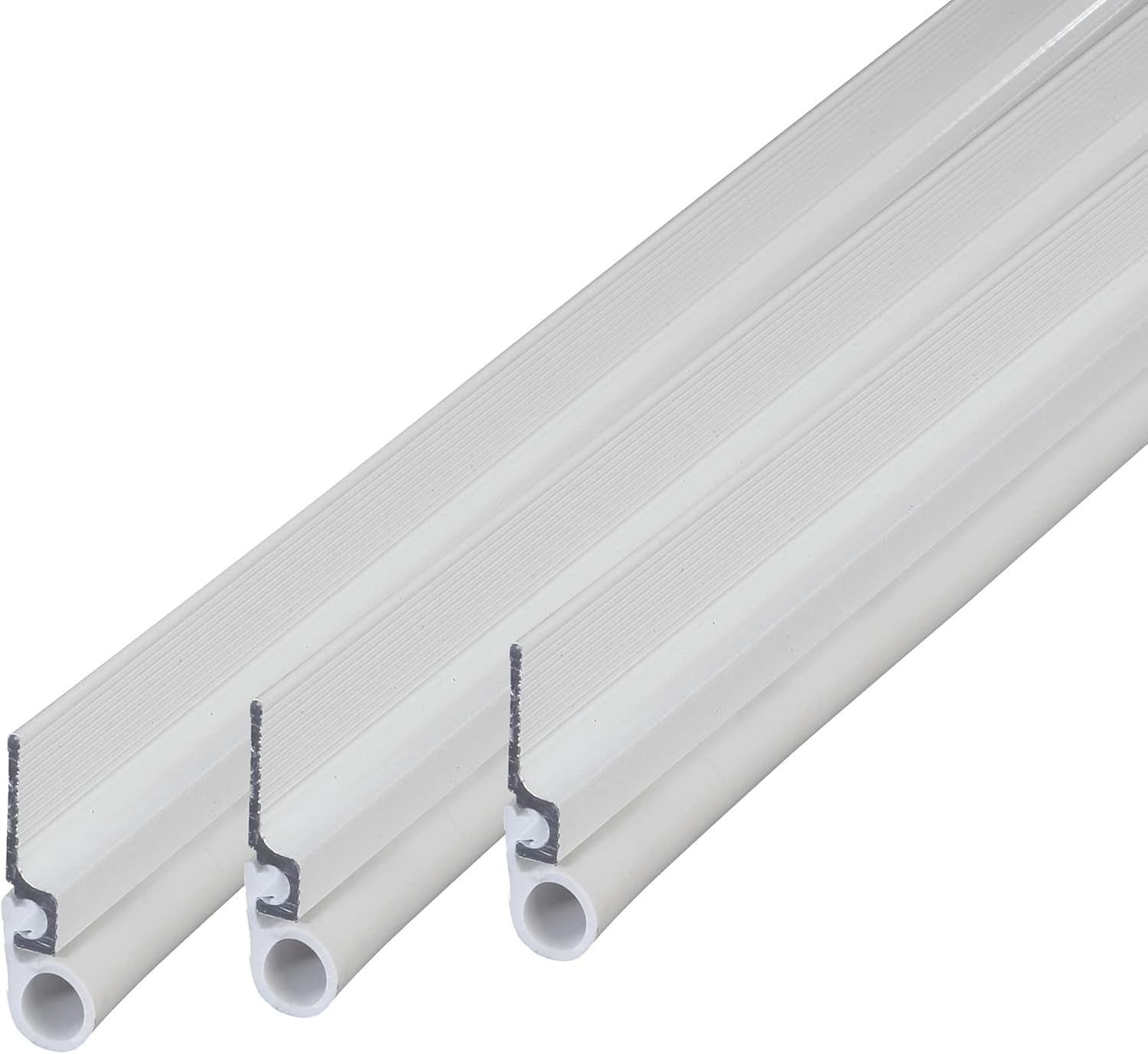 M-D Building Products 43304 White Aluminum and Vinyl Cinch® Self-Adhesive Top and Sides Door Seal Kit