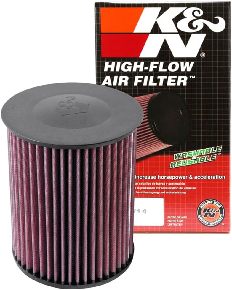 K&N Engine Air Filter: Reusable, Clean Every 75,000 Miles, Washable, Replacement Car Air Filter: Compatible with 2007-2019 Ford/Lincoln/Volvo (C-Max Escape, Grand, Kuga, Focus, Tourneo, MKC), E-2993