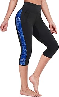 Ctrilady High Waist Women Neoprene Wetsuit Pants 2.5mm UV Sun Protective Leggings Diving Snorkeling Surf Swimming Water Sports Tights