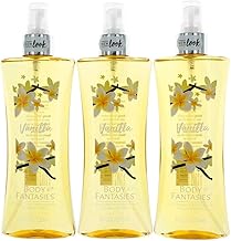 Vanilla by Body Fantasies, 3 Pack 8 oz Fragrance Body Spray for Women