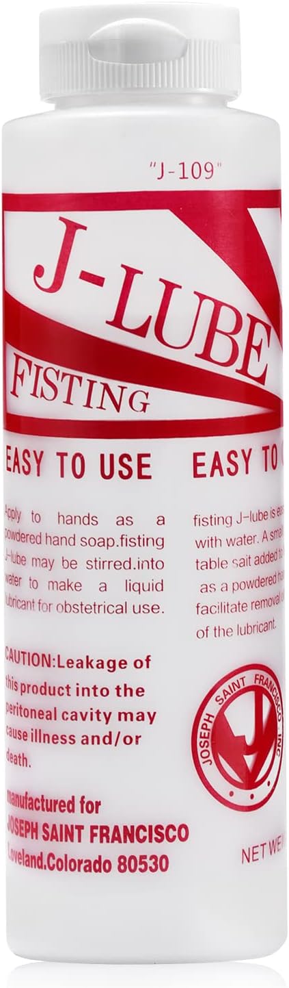 J-LUBE FISTING Powder Mixes with Water One Bottle Makes 23-30 Litres of Lubricant 10 oz (1)