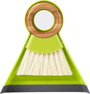 Full Circle Tiny Team Mini Brush and Dustpan Set, Green