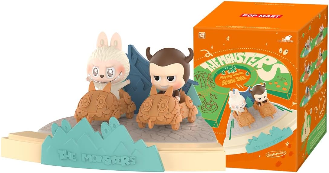POP MART THE MONSTERS Playing Games Series 1PC 2.5 inches Articulated Character Premium Design Gifts for Women Fan-Favorite Collectible Chic Art Toy Action Figure