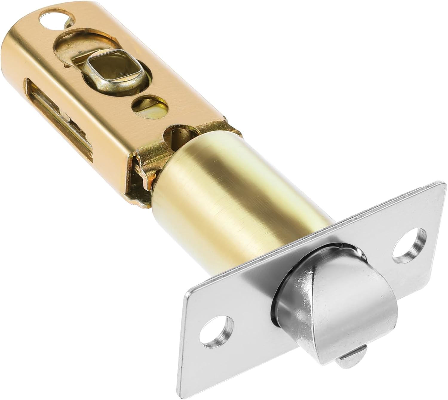 Adjustable Door Latch, Door Lock Latch Size 60/70mm 45° Turning Angle Door Knob Latch Door Lock Replacement Parts Door Knob Parts for Lever Door Handles, Internal Door Handles