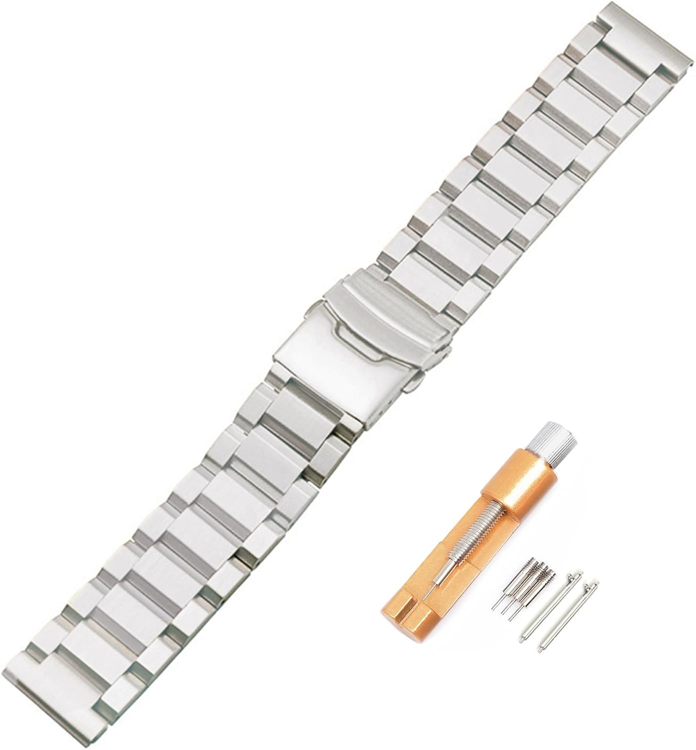 Spolife Stainless Steel Watch Band for Mens Women, Quick Release Stainless Steel Watch Straps 18mm 20mm 22mm