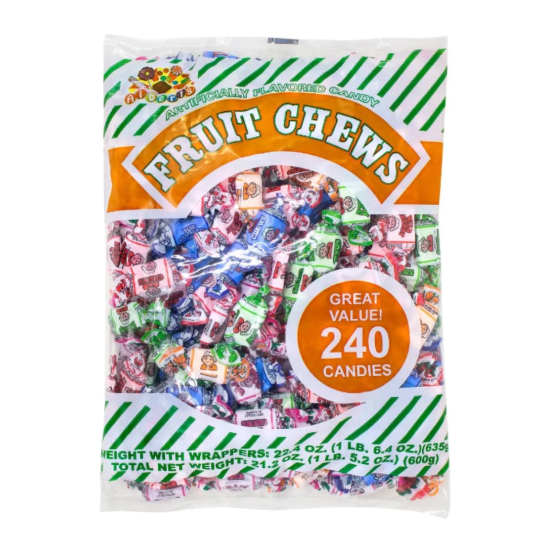 Albert's Fruit Chews - Assorted Flavors (240 Candies)