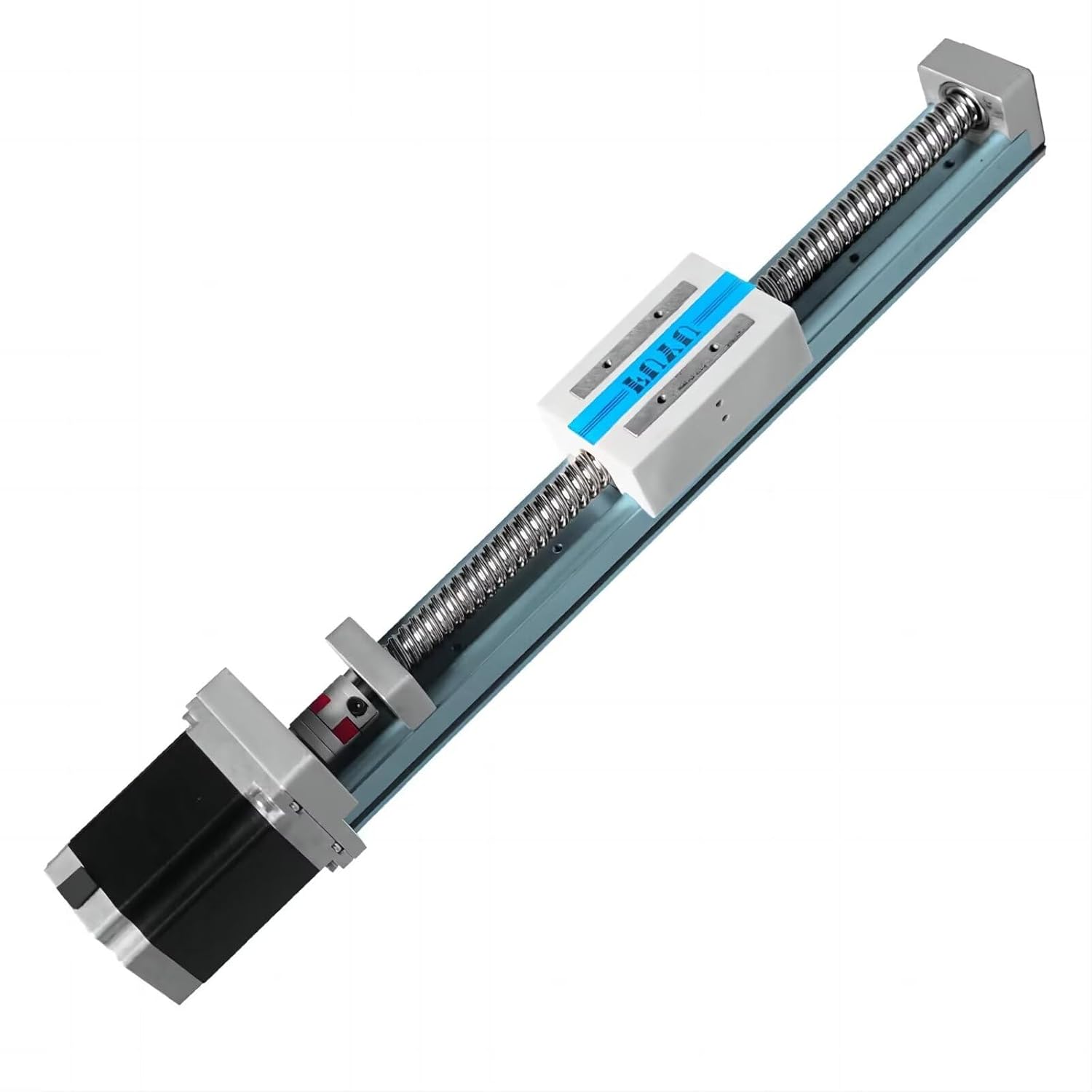 FSK40J Linear Guide Linear Module Ball Screw Motorized for CNC Linear Stage with Nema 23 Stepper Motor 500mm Stroke Work Size