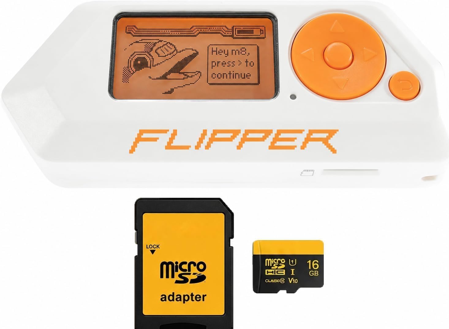 Multitool Flipper Zero Starter Pack with Micro SD Card, Device for Geeks