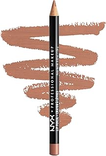 NYX PROFESSIONAL MAKEUP Slim Lip Pencil, Long-Lasting Creamy Lip Liner - Natural
