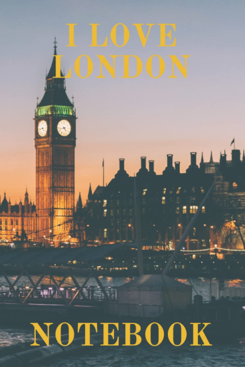 Beautiful London Themed Notebook: This London themed notebook is the perfect gift for Londoners and anyone who loves London and its culture also, anyone who likes to take notes and organise their life