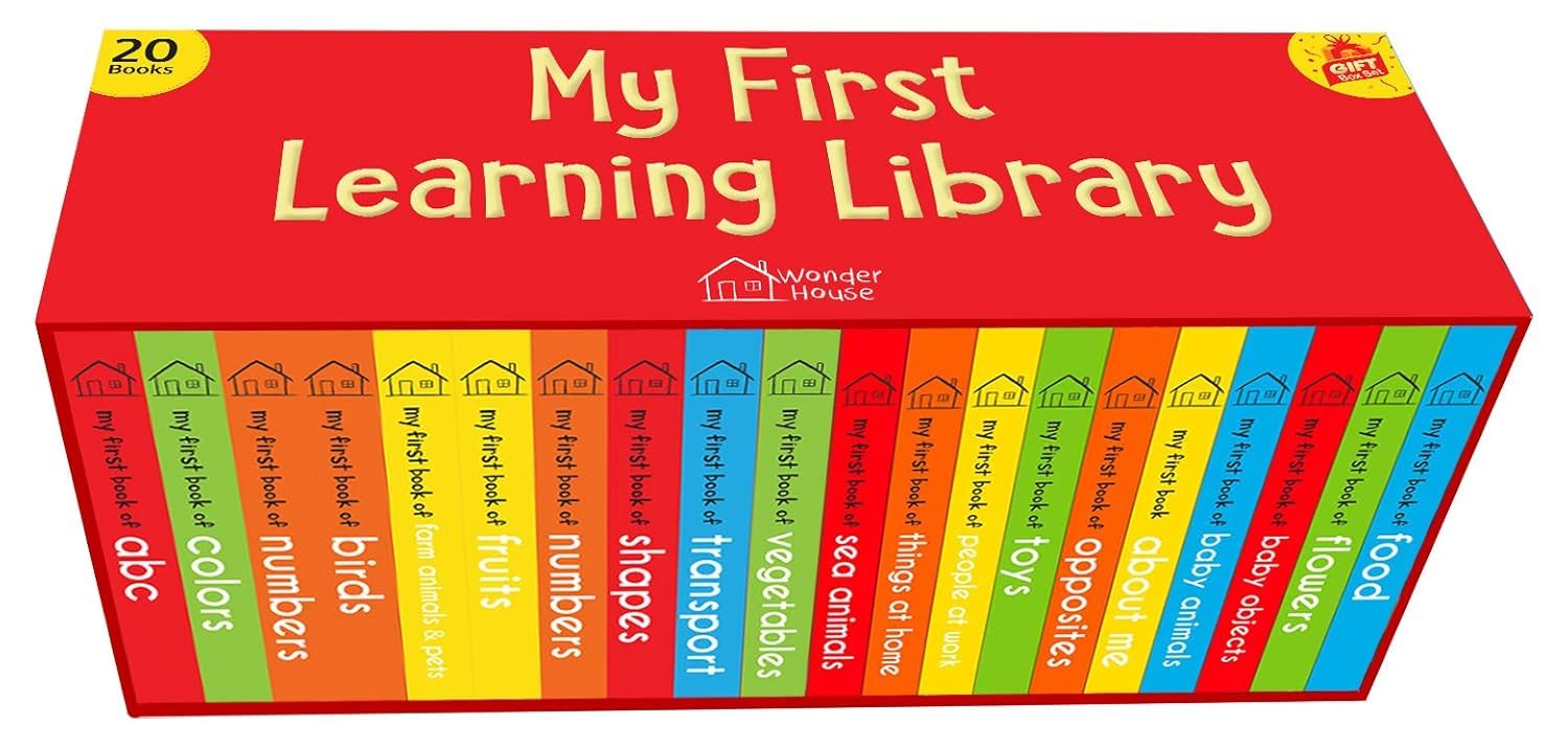 My First Complete Learning Library: Boxset of 20 Board Books I Perfect Gift Set for Toddlers I Ages 0 to 5