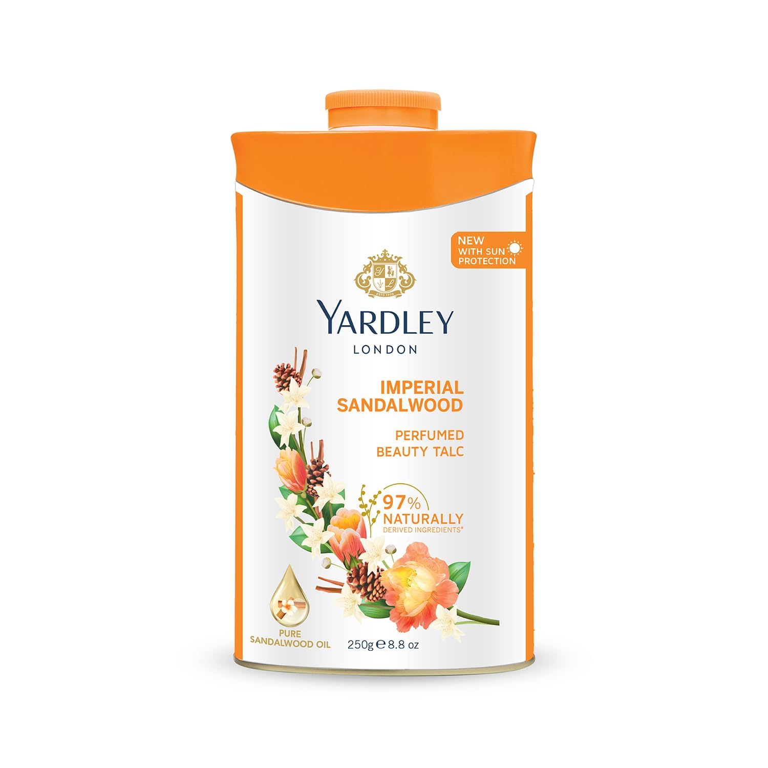 Yardley Sandalwood Perfumed Talc, 250 g