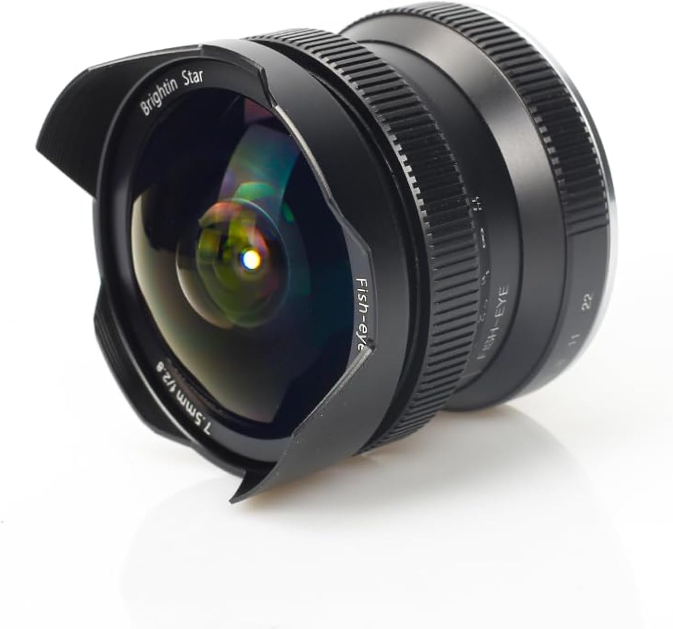 7.5mm F2.8 II Ultra Wide-Angle Fisheye Manual Focus APS-C Mirrorless Camera Lens for M43